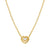 Cosmiclove Heart & CZ Necklace - Gold - 241706/006
