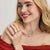 Cosmiclove Heart & CZ Necklace - Gold - 241706/006