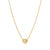 Cosmiclove Heart & CZ Necklace - Gold - 241706/006