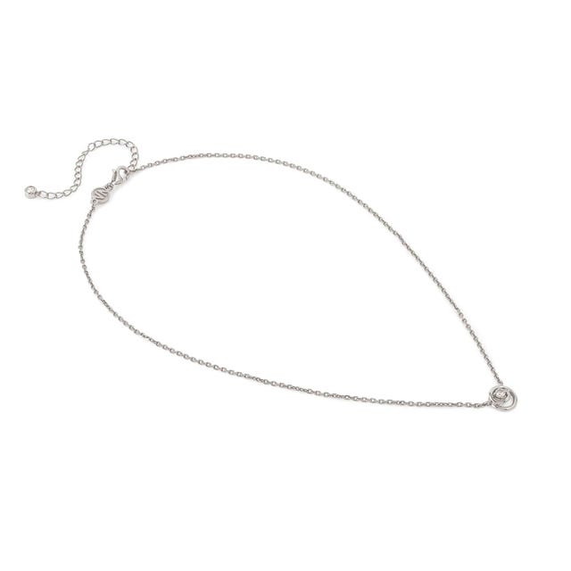 Cosmiclove Round CZ Necklace - Silver - 241706/053