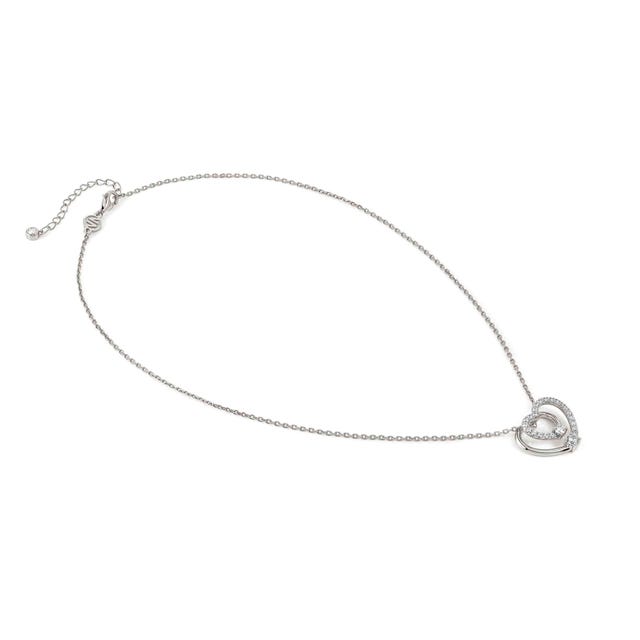 Cosmiclove CZ Heart Necklace - Silver - 241709/004