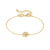 Petit Sparkle Four Leaf Clover Bracelet - Gold - 242300/003