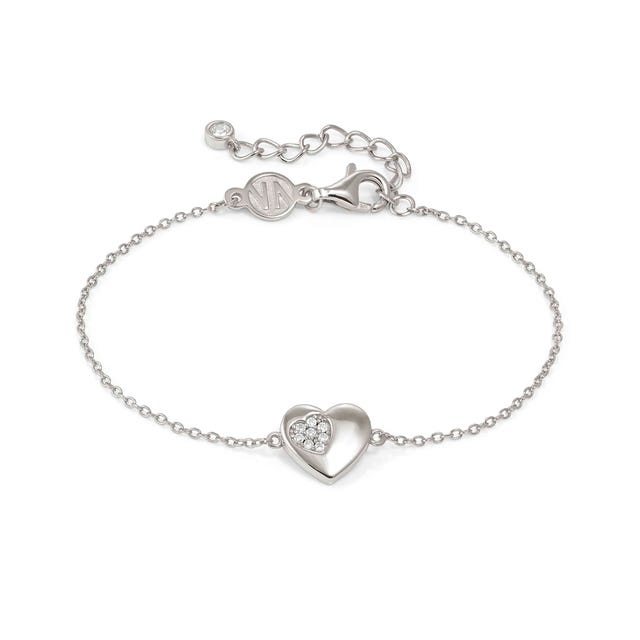 Petit Sparkle Heart Bracelet - Silver - 242300/004