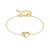 Petit Sparkle Heart Bracelet - Gold - 242300/006