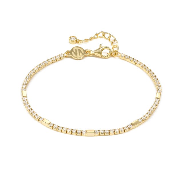 Petit Sparkle Tennis Bracelet - Gold - 242301/012