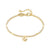 Petit Sparkle Heart Tennis Bracelet - Gold - 242302/006