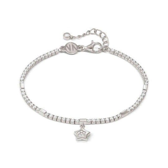 Petit Sparkle Star Tennis Bracelet - Silver - 242302/007