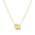 Petit Sparkle Four Leaf Clover Necklace - Gold - 242303/003