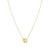 Petit Sparkle Four Leaf Clover Necklace - Gold - 242303/003