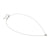 Petit Sparkle Heart Necklace - Silver - 242303/004