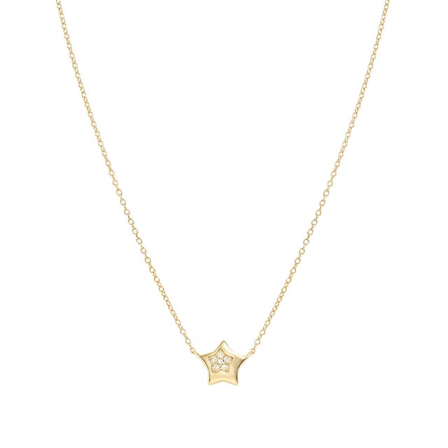 Petit Sparkle Star Necklace - Gold - 242303/009