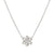 Petit Sparkle Flower Necklace - Silver - 242303/010