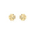 Petit Sparkle Four Leaf Clover Stud Earrings - Gold - 242304/003