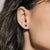 Petit Sparkle Heart Stud Earrings - Gold - 242304/006