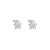 Petit Sparkle Star Stud Earrings - Silver - 242304/007