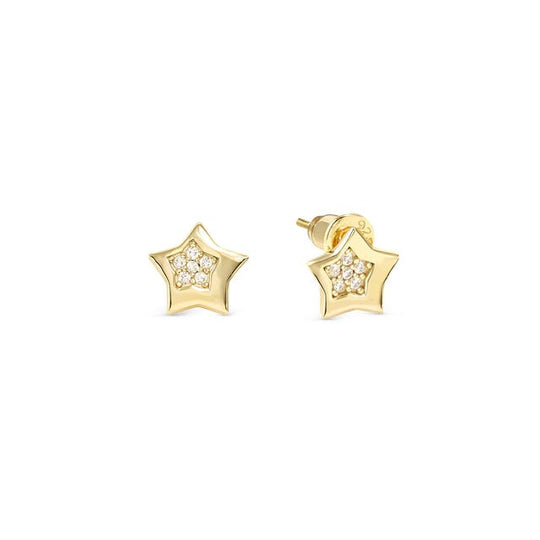 Petit Sparkle Star Stud Earrings - Gold - 242304/009