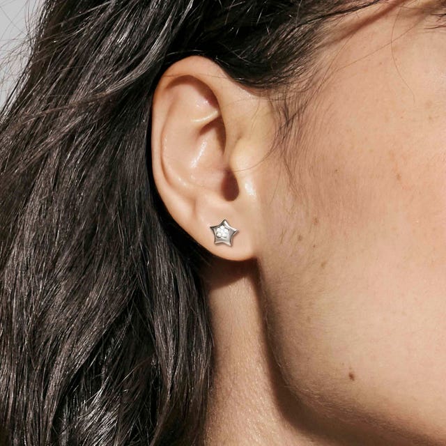 Petit Sparkle Star Stud Earrings - Gold - 242304/009