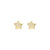 Petit Sparkle Star Stud Earrings - Gold - 242304/009