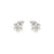 Petit Sparkle Flower Stud Earrings - Silver - 242304/010