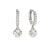 Petit Sparkle Flower Hoop Earrings - Silver - 242305/001