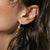 Petit Sparkle Flower Hoop Earrings - Silver - 242305/001
