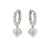 Petit Sparkle Heart Hoop Earrings - Silver - 242305/004