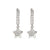 Petit Sparkle Heart Hoop Earrings - Silver - 242305/007