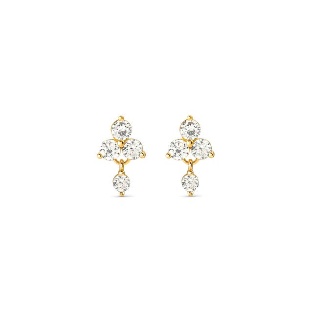Life Bouquet Earrings - Gold - 242510/012