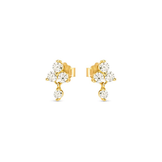 Life Bouquet Earrings - Gold - 242510/012