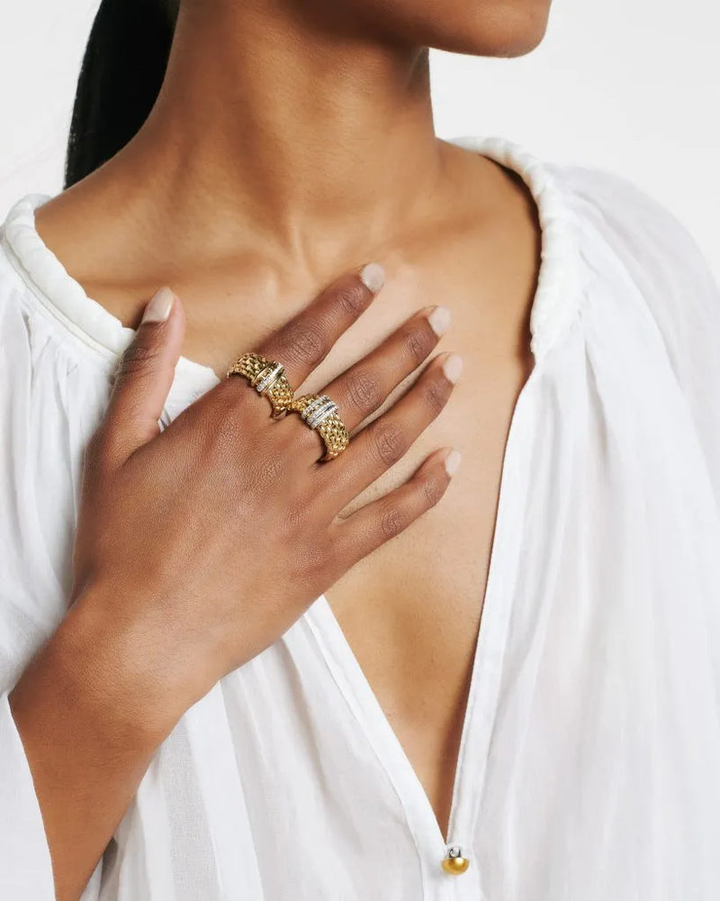 Panorama Flex'It Ring, Medium - 18ct Yellow Gold - AN587M-G