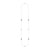 Blue Pearl Station Necklace - Silver - 2433NSBP