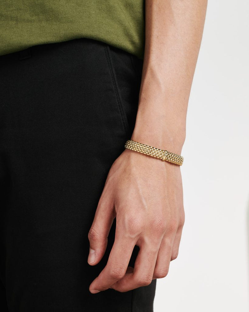 Panorama Flex'it Bracelet, Medium - 18ct Yellow Gold - BR580BBRM