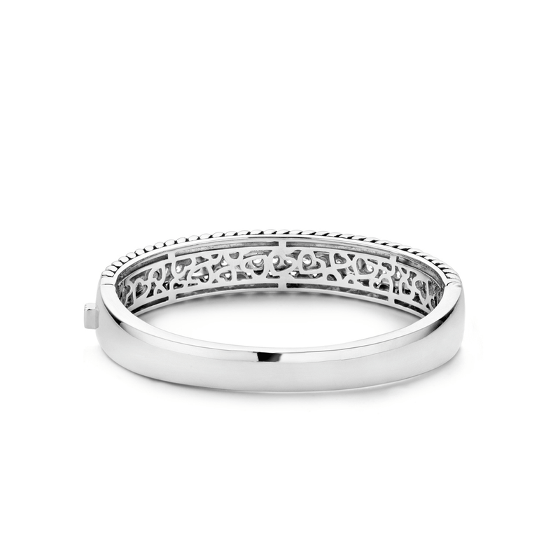 Milano Triple Band Bangle - Silver - 2776ZI