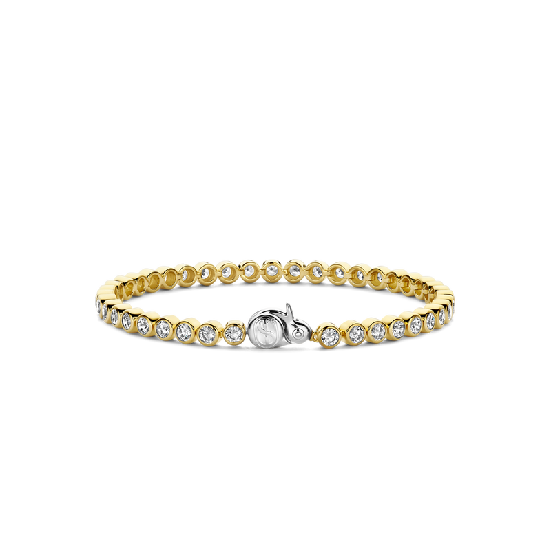 Milano CZ Tennis Bracelet - Gold - 2842ZY