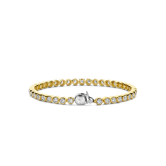 Milano CZ Tennis Bracelet - Gold - 2842ZY