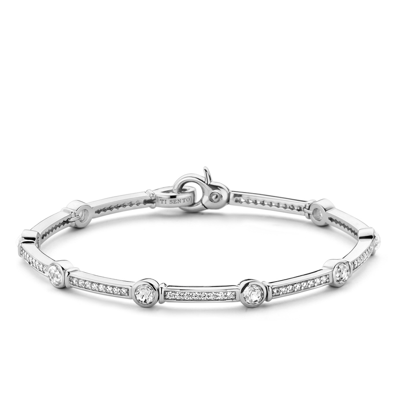 Milano CZ Bracelet - Silver - 2892ZI