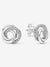 Family Always Encircled Stud Earrings - Sterling Silver - 291076C01