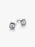 Square Halo Stud Earrings - Sterling Silver - 293551C02