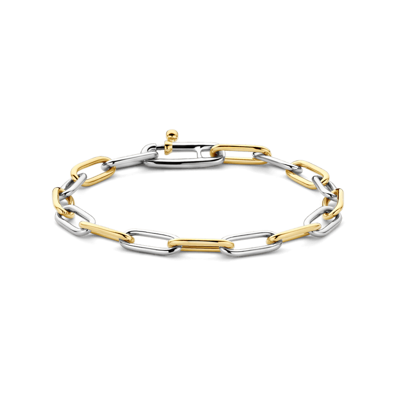 Milano Mixed Metal Forever Link Bracelet - Gold/Silver - 2936BI