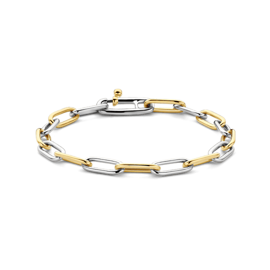 Milano Mixed Metal Forever Link Bracelet - Gold/Silver - 2936BI