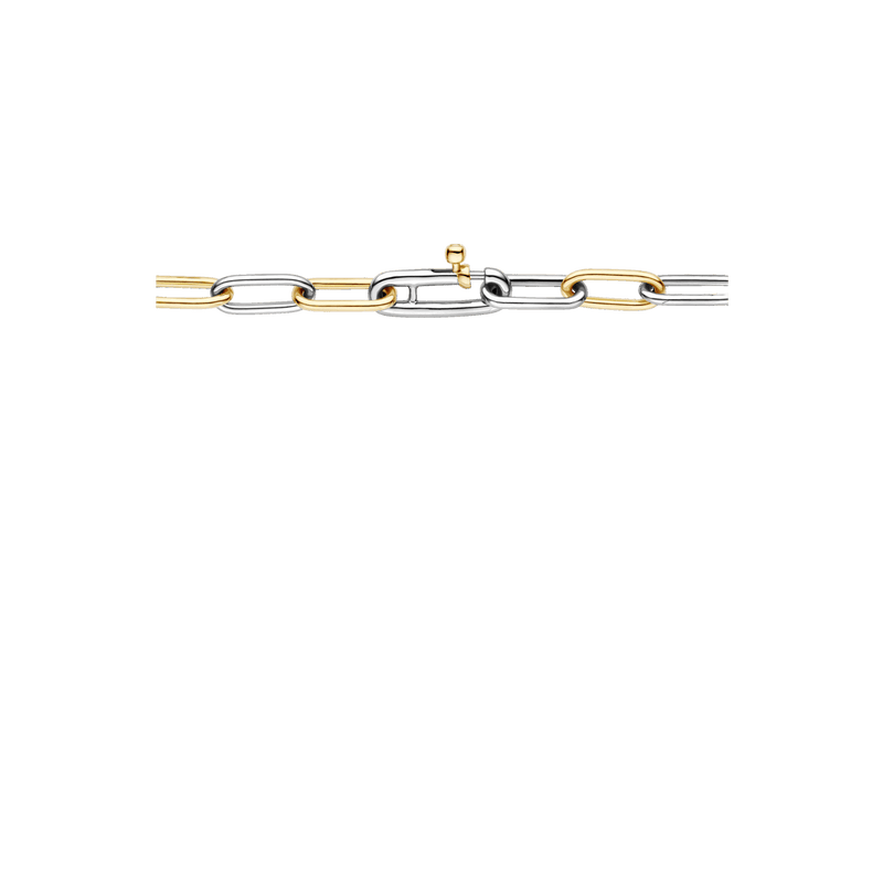 Milano Mixed Metal Forever Link Bracelet - Gold/Silver - 2936BI