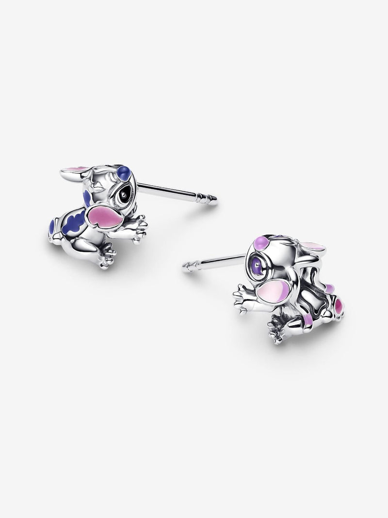 Disney Stitch & Angel Stud Earrings - Sterling Silver - 293741C01