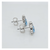 Ismene Earrings - Silver/Light Blue - 6201034M-02P426