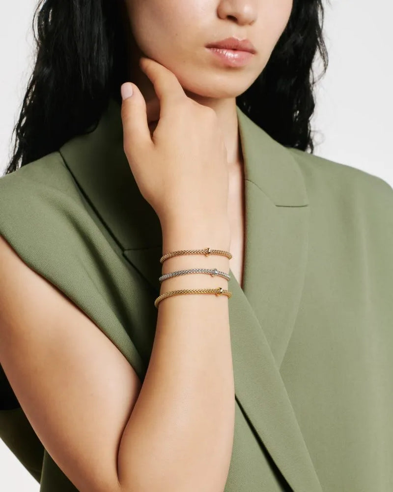 Prima Flex'it Bracelet, Medium - 18ct Yellow Gold - BR710BBRM