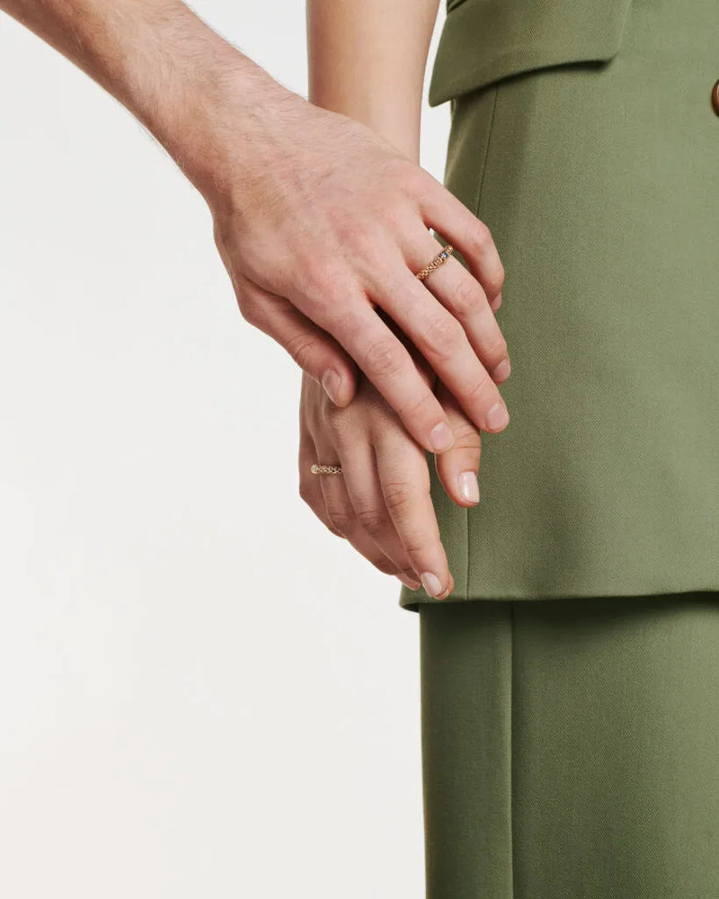 Souls Flex'It Ring With Diamonds, Medium - 18ct Yellow Gold - 09E08AX_BB_G_XGX_00M