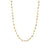 Milano Vintage Leaf Necklace - Gold - 34068ZY/42