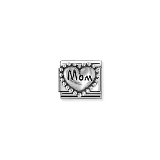 Composable Classic Heart Mom Link - Silver - 330101/79