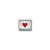 Composable Classic Heart & Wings Link - Silver - 330202/01