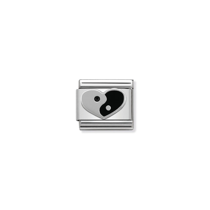 Composable Classic Yin & Yang Heart Link - Silver - 330202/20