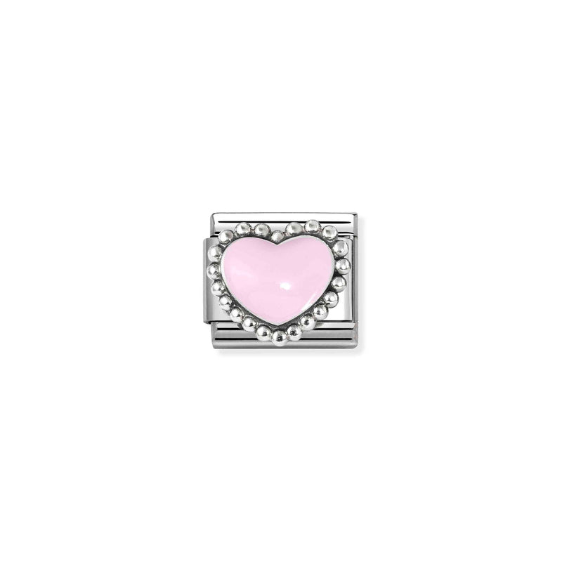 Composable Classic Pastel Pink Heart Link - 330204/33